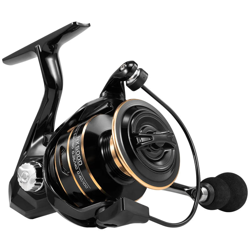 NX Fishing Reel Spinning Reel Metal Reel Cup 10KG Max Drag Power Spinning Wheel High Speed Adapt to Any Water Body